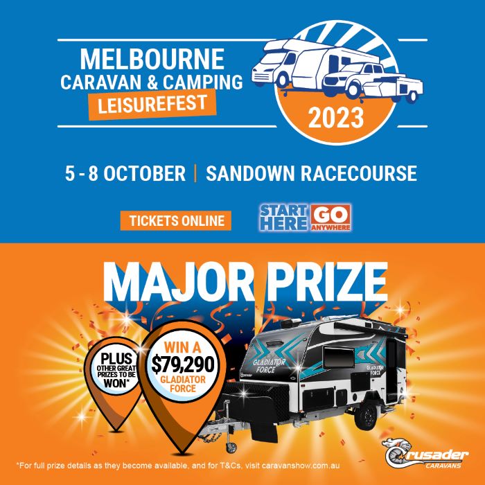 The 2023 Melbourne Caravan & Camping Leisurefest starts Oct 5!
