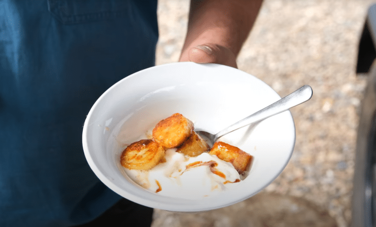 Camp Cooking: PAN FRIED BANANAS